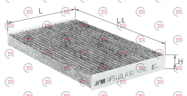 AF5119A Alpha Filter Внутрисалонный фильтр