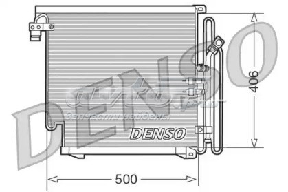 Radiador de aire acondicionado DCN02010 DENSO