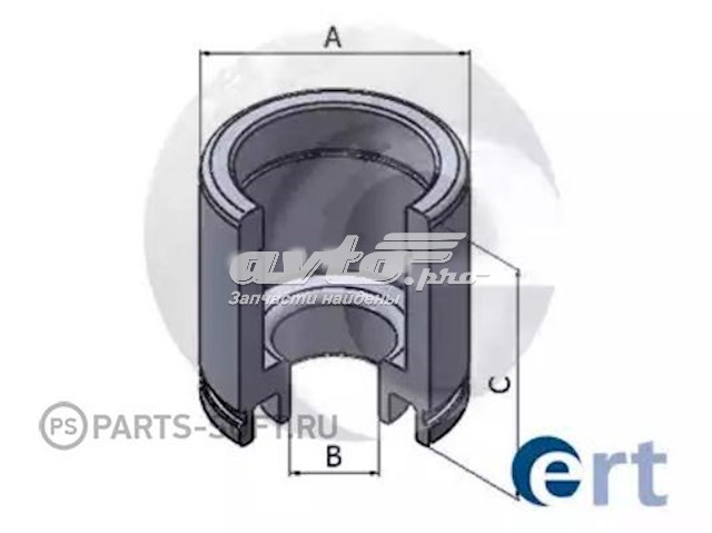 Поршень суппорта тормозного заднего 151072C ERT