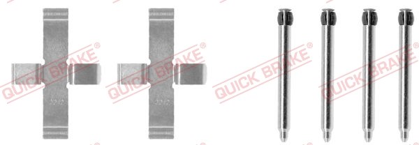 Ремкомплект торм. колодок 1091076 QUICK BRAKE
