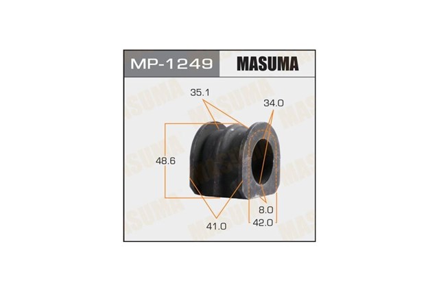 MP1249 Masuma Разрезная втулка стабилизатора