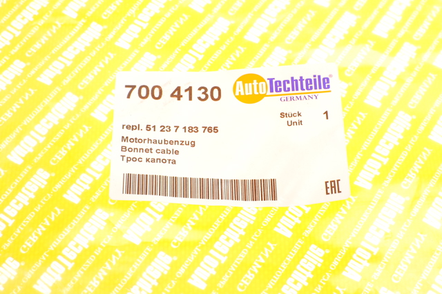 Рычаг открывания капота Autotechteile 7004130 цена, от 25.99 USD