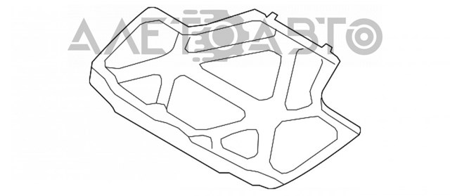 Aislante de capot 65840JK000 NISSAN
