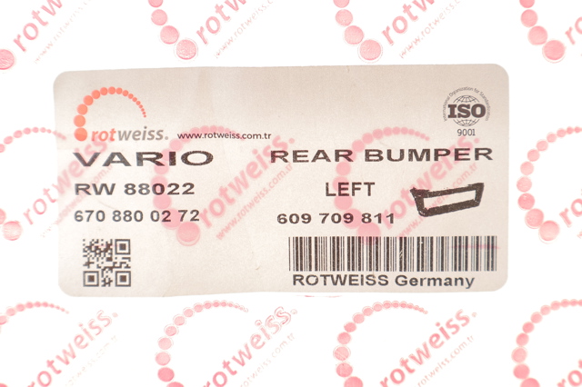 Угол бампера заднего левый Rotweiss RW88022 цена, от 25.90 USD