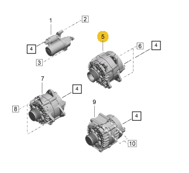 PAC903024 Porsche Генератор автомобильный