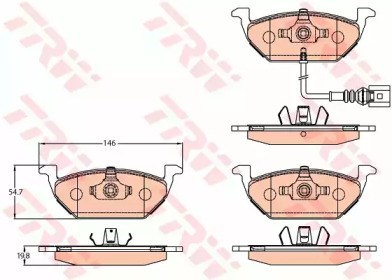 Дискові гальма GDB2108 TRW