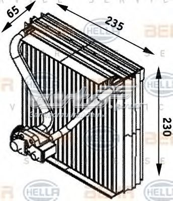 Радиатор отопителя салона DELPHI TSP0525157