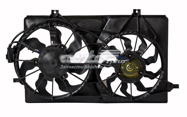 Difusor de radiador, aire acondicionado, completo con motor y rodete LFK01270 LUZAR