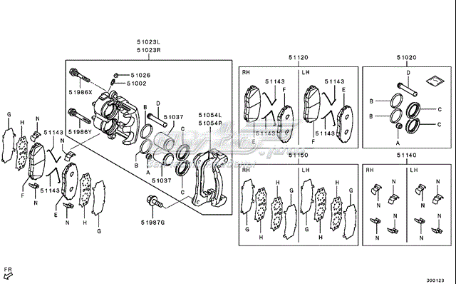  4605B545 Mitsubishi