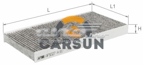 Воздушный фильтр салона Alpha Filter AF5027A