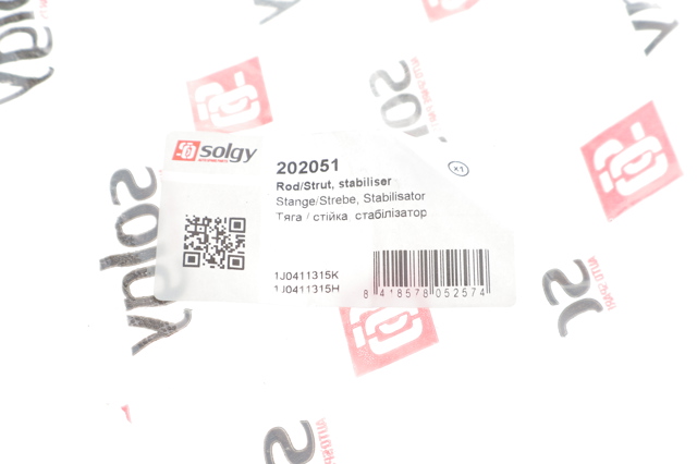 Стойка переднего стабилизатора 202051 Solgy