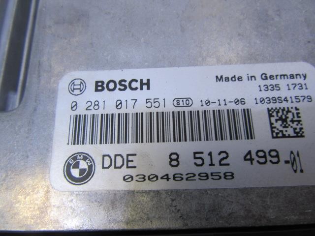 Блок управления двигателем 8512499 BMW