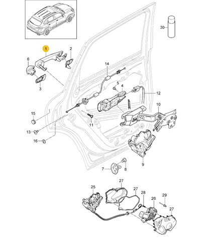  95853120501G2X Porsche