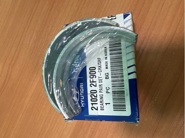 Вкладыши коленвала коренные, комплект, стандарт (STD) MB5855XA King