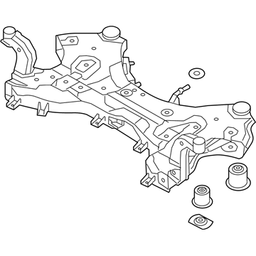 Балка передней подвески (подрамник) передняя 62405C6200 Hyundai/Kia