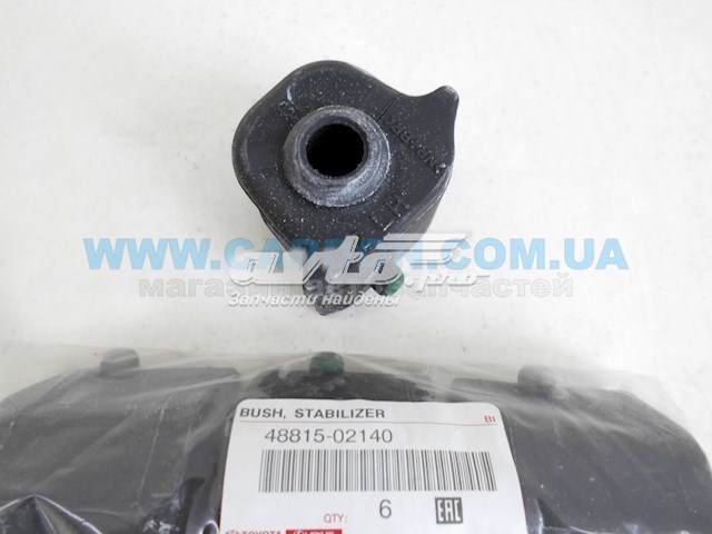4881502140 TOYOTA Soporte de estabilizador delantero izquierdo 4881502140 TOYOTA