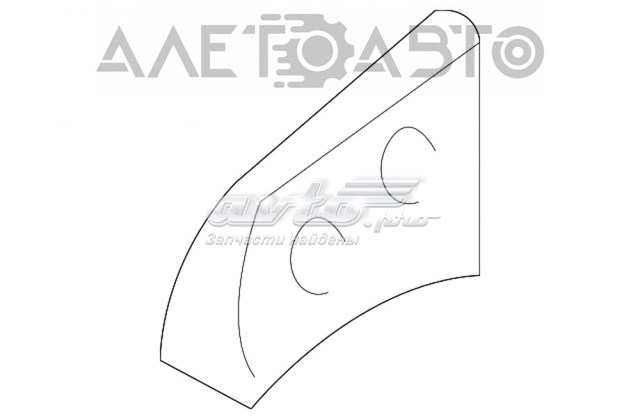 Правое крепление переднего бампера FPS FP5053932 цена, от 3.82 USD