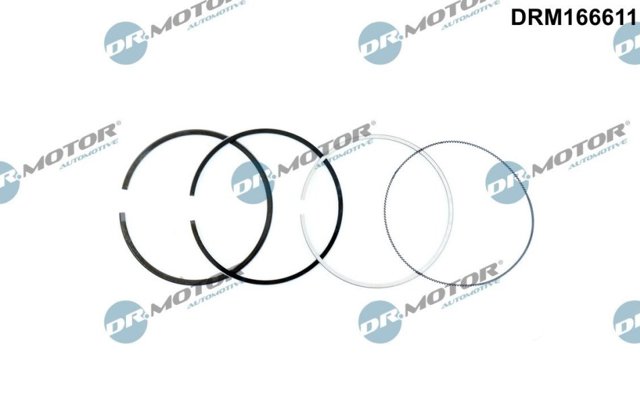 Кольца поршневые компрессора на 1 цилиндр, STD DRM166611 Dr.motor