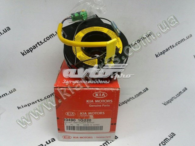 934901G220 Hyundai/Kia anel airbag de contato, cabo plano do volante