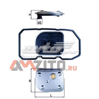 Фільтр АКПП HX158D MAHLE