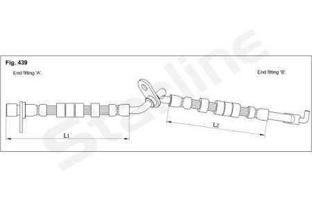 Гальмівний шланг HAST1248 STARLINE