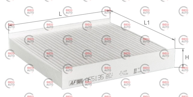 Filtro de salão Alpha Filter AF5135