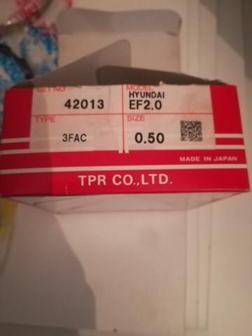Купить 42013050 TPR Кольца поршневые комплект на мотор, 2-й ремонт (+0,50)