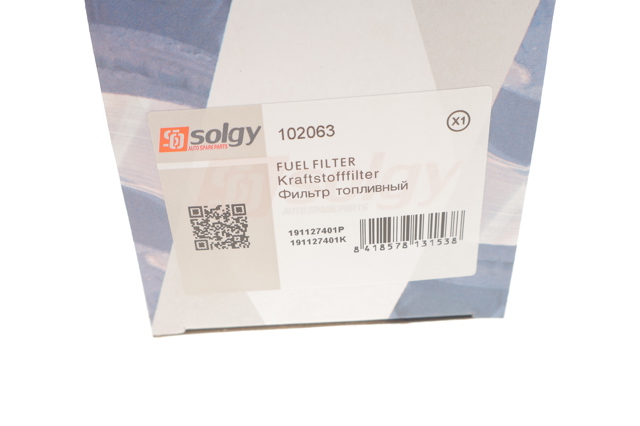 102063 Solgy Filtro de combustível