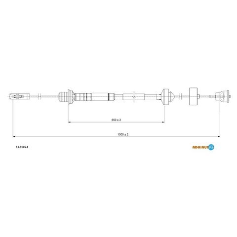 Трос зчеплення 1101451 ADRIAUTO