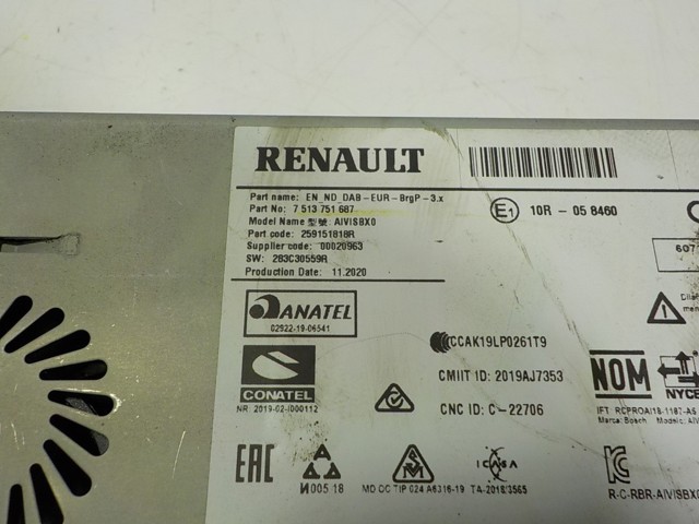  Renault (RVI) 280347286R цена, от 286.86 USD