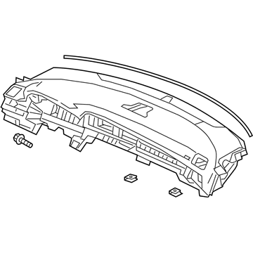 77100TXMA11ZA Honda Передняя панель