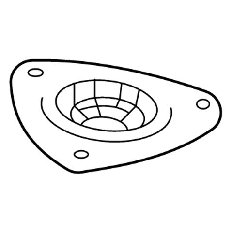 543206RA0A Nissan/Infiniti Подушка амортизатора переднего