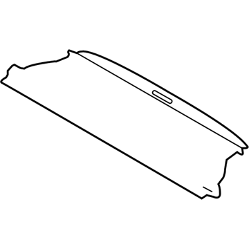 GN1Z5845440AA Ford Каркасная шторка багажного отсека