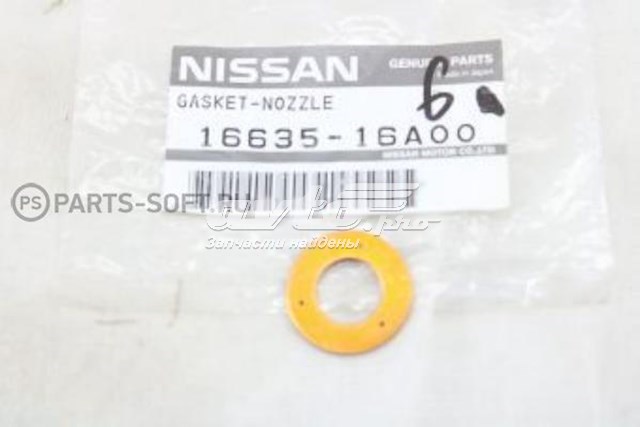 Шайба форсунки верхня 1663516A00 NISSAN