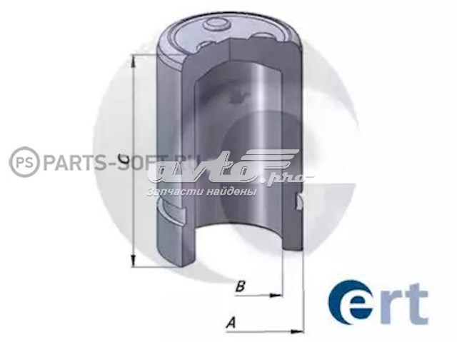 Поршень суппорта тормозного заднего 151037C ERT