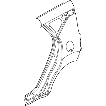 71503K0C00 Hyundai/Kia Крыло заднее