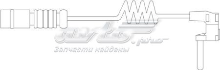 датчик зносу гальмівних колодок, задній WS0209 датчик зносу гальмівних колодок, задній WS0209