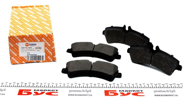 Купить 1004310 Autotechteile Колодки тормозные задние, дисковые