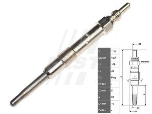 Свічки розжарювання FT82733 FAST