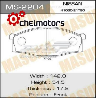 Тормозные колодки Masuma MS2204