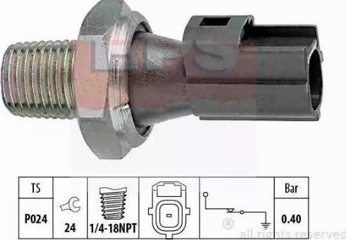 Датчик тиску масла двигуна 1800145 EPS