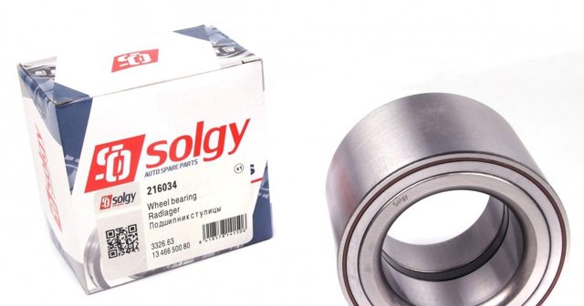 Подшипник ступицы задней наружный 216034 Solgy