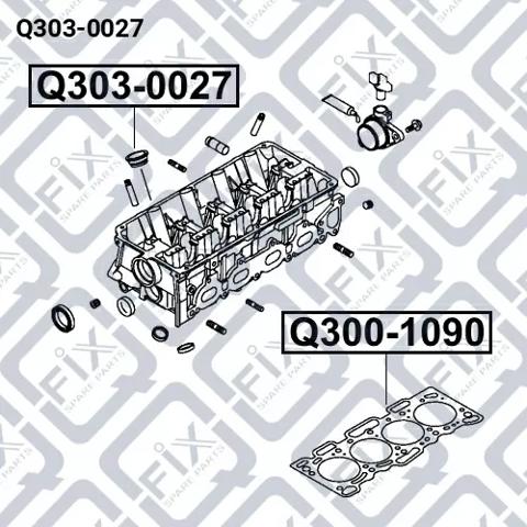 Q3030027 Q-fix Прокладки свечных колодцев