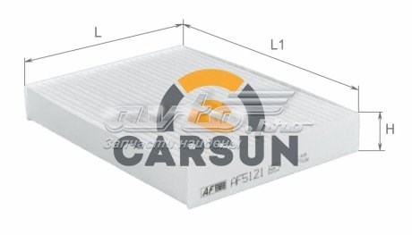 Купить AF5121 Alpha Filter Фильтр салона угольный