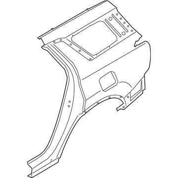 71503S8C00 Hyundai/Kia Крыло заднее