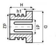 Cremalheira da direção 565002T000 Hyundai/Kia