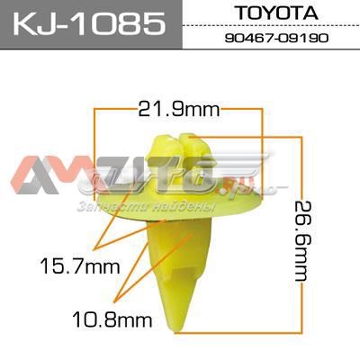 Пистон (клип) крепления подкрылка переднего крыла KJ1085 Masuma