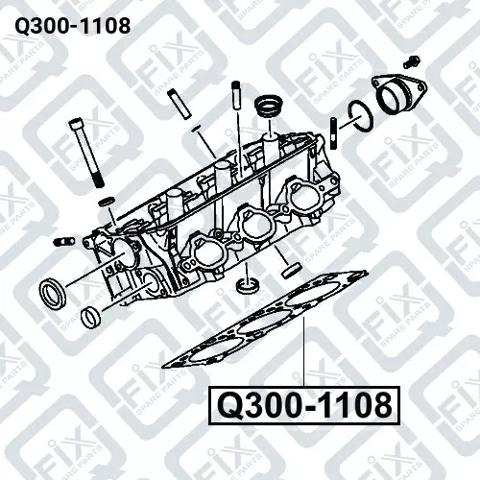 Купить Q3001108 Q-fix Прокладка ГБЦ