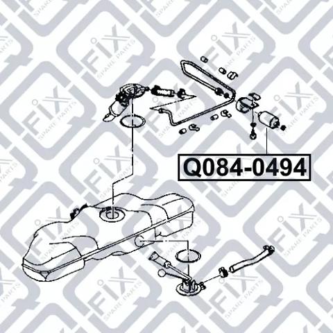 Фильтр тонкой очистки топлива Q-fix Q0840494 цена, от 2.98 USD