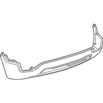 Бампер задний, нижняя часть General Motors 42537680 цена, от 84.65 USD